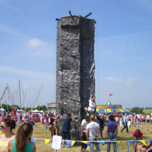 mobile climbing wall hire near me