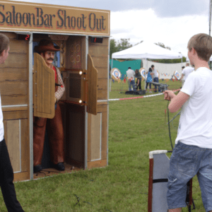 saloon bar shootout hire near me