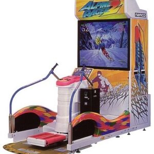 alpine racer 2 arcade game hire near me