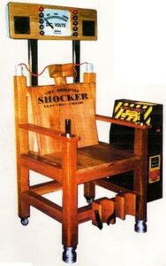 shocker electric chair hire near me
