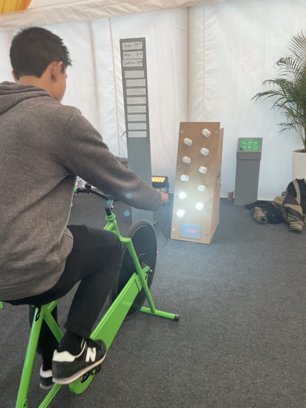 Bike Generator Hire 8 Bike Producing Electricity