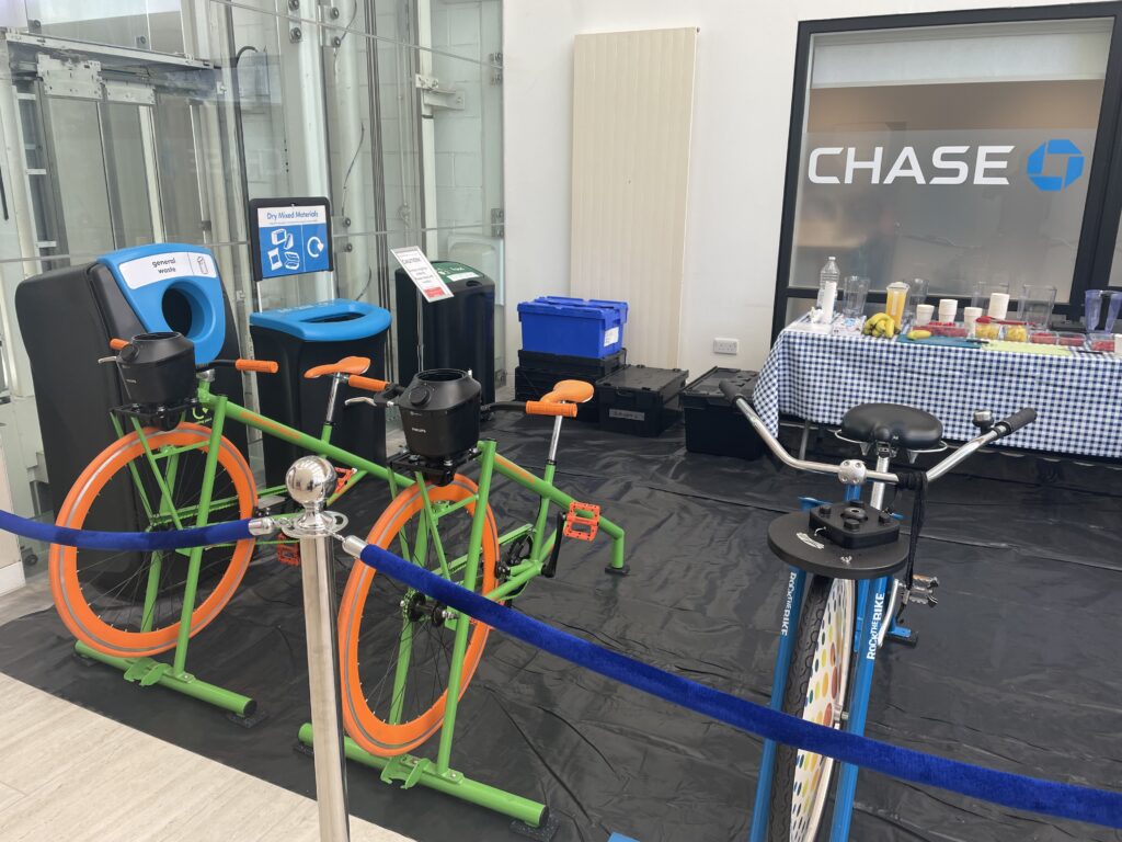 Bike Smoothie Hire for Wellbeing Events 2 Bike Smoothie Makers Hire