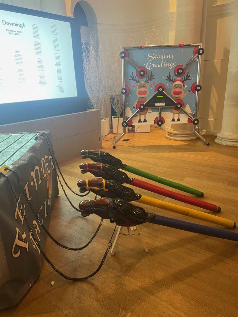 Reindeer Racing Hire for all Christmas Parties 7 Reindeer Race Game Hire