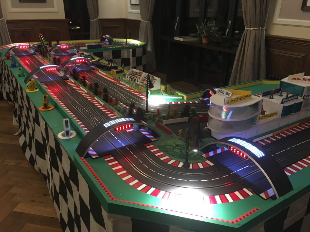 Why should I choose Giant Scalextric Hire for my next event? 2 Digital Scalextric Hire