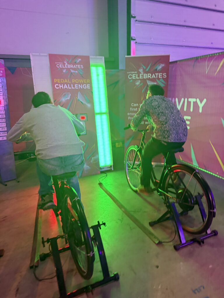 Pedal Power Tower Energy Awareness Activity