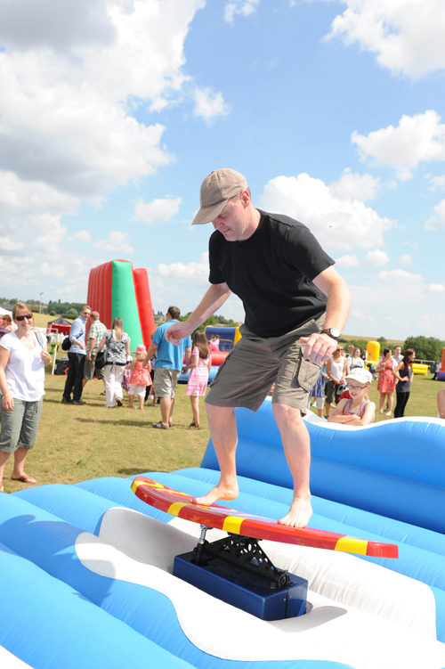 Inflatables Hire for Corporate Fun Days 10 Surf Simulator at fun day