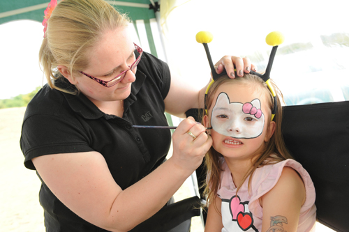 Inflatables Hire for Corporate Fun Days 7 Corporate face painting