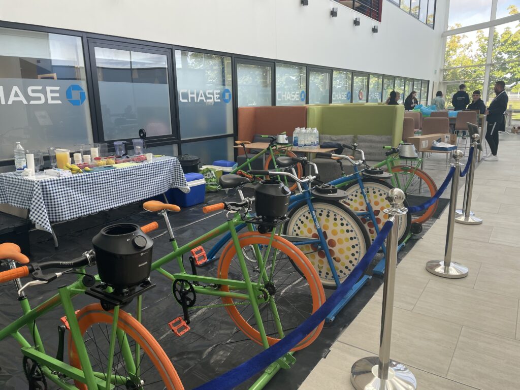 Freshers Fair Bike Smoothie Maker Hire