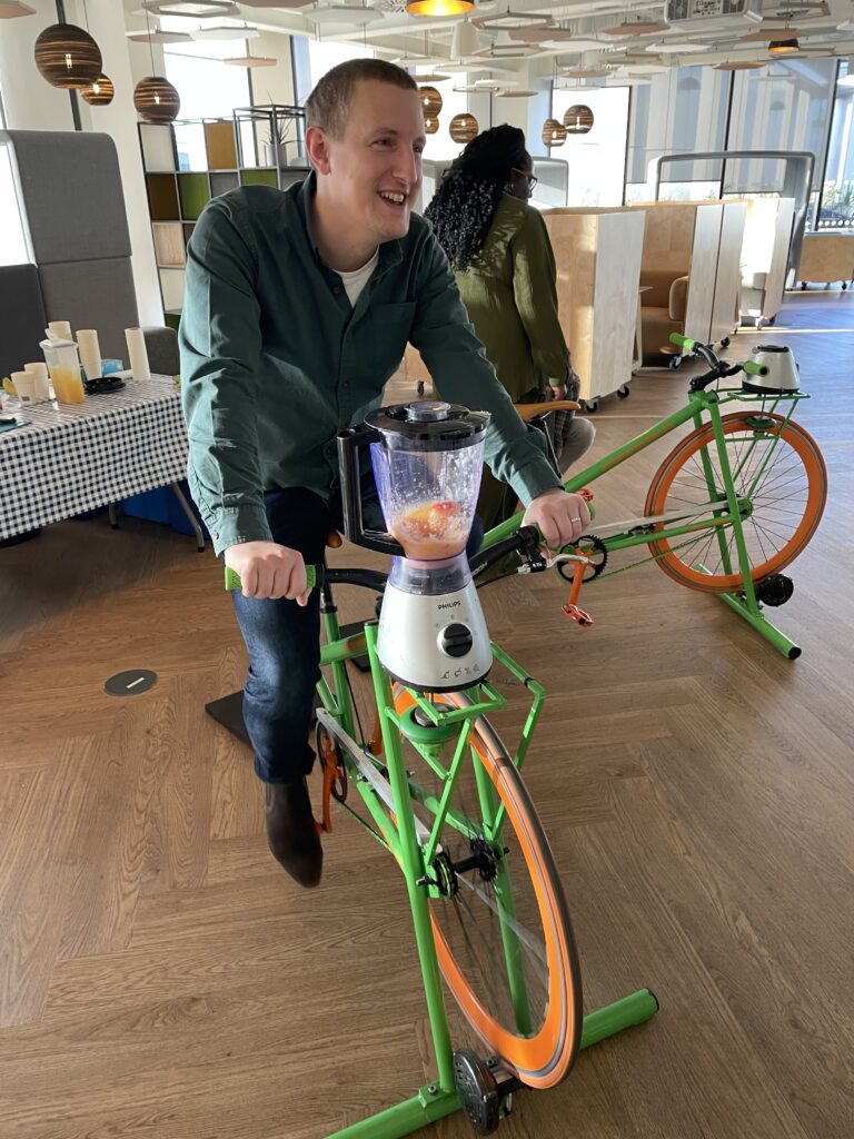 Student and Freshers Events - Freshers Fair Stall Ideas 9 Bike Smoothie Maker Hire for Freshers events