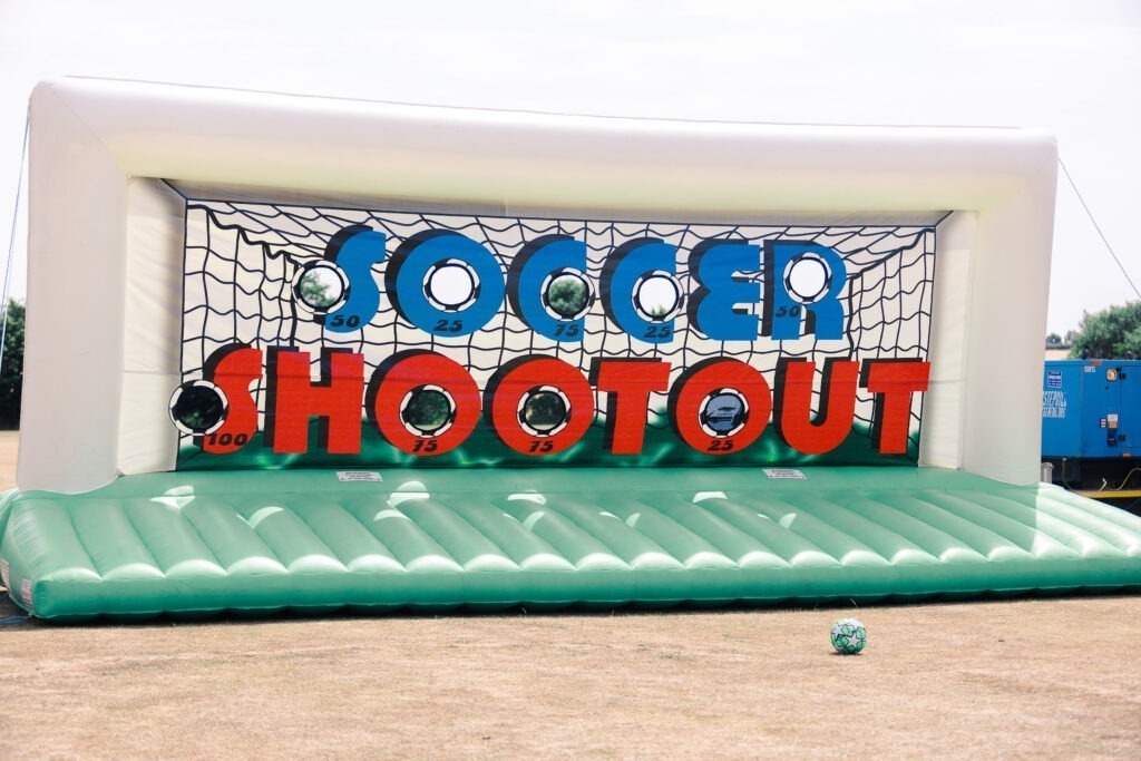 Top 10 Inflatable Hire Ideas for School and Company Fun Days 8 Inflatable penalty shoot out or football