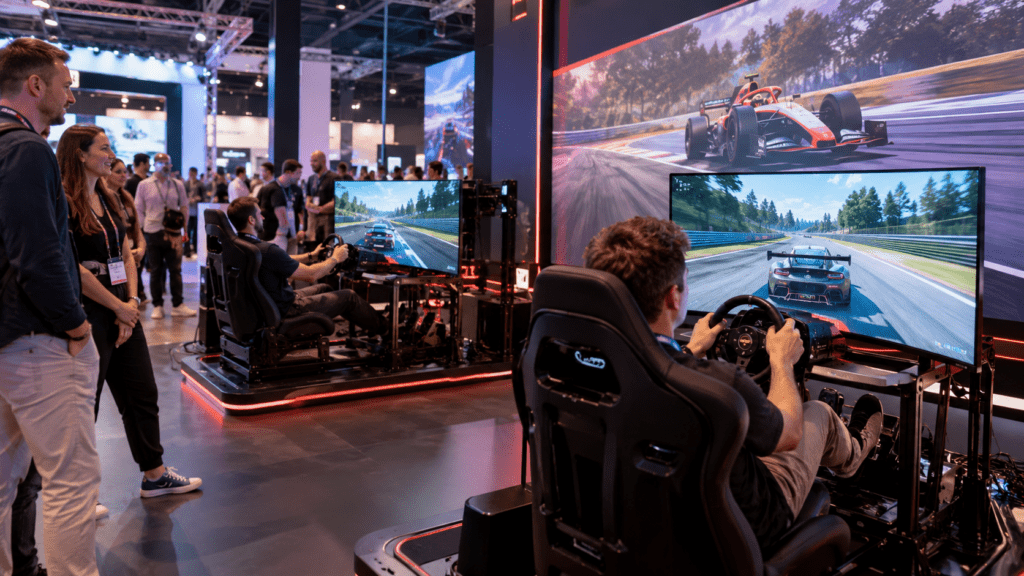 Interactive Racing Games for Exhibitions, Conferences and Brand Activations 2 Interactive Racing Games for Exhibitions, Conferences and Brand Activations